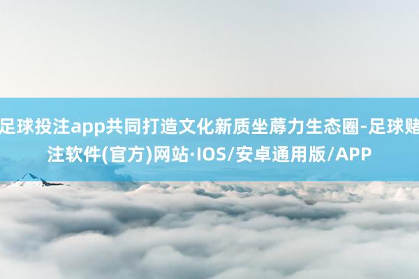 足球投注app共同打造文化新质坐蓐力生态圈-足球赌注软件(官方)网站·IOS/安卓通用版/APP