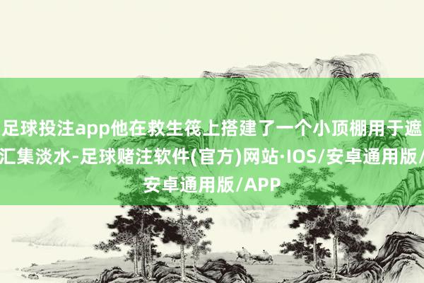 足球投注app他在救生筏上搭建了一个小顶棚用于遮阳和汇集淡水-足球赌注软件(官方)网站·IOS/安卓通用版/APP