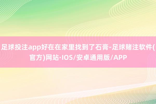 足球投注app好在在家里找到了石膏-足球赌注软件(官方)网站·IOS/安卓通用版/APP