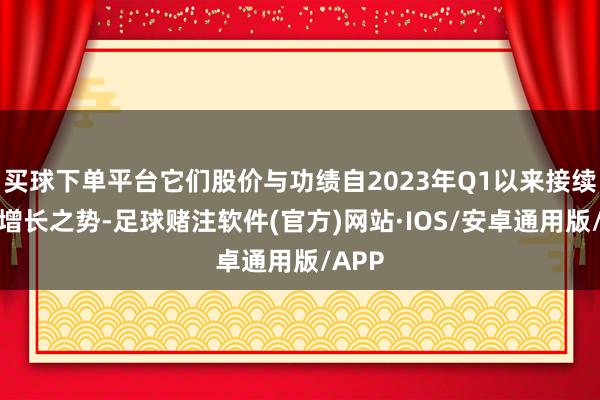 买球下单平台它们股价与功绩自2023年Q1以来接续呈现增长之势-足球赌注软件(官方)网站·IOS/安卓通用版/APP