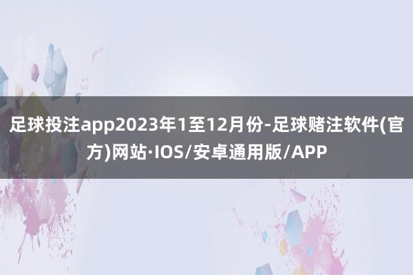 足球投注app2023年1至12月份-足球赌注软件(官方)网站·IOS/安卓通用版/APP