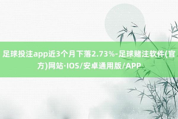 足球投注app近3个月下落2.73%-足球赌注软件(官方)网站·IOS/安卓通用版/APP