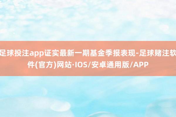 足球投注app证实最新一期基金季报表现-足球赌注软件(官方)网站·IOS/安卓通用版/APP