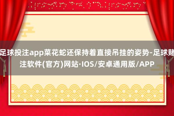 足球投注app菜花蛇还保持着直接吊挂的姿势-足球赌注软件(官方)网站·IOS/安卓通用版/APP