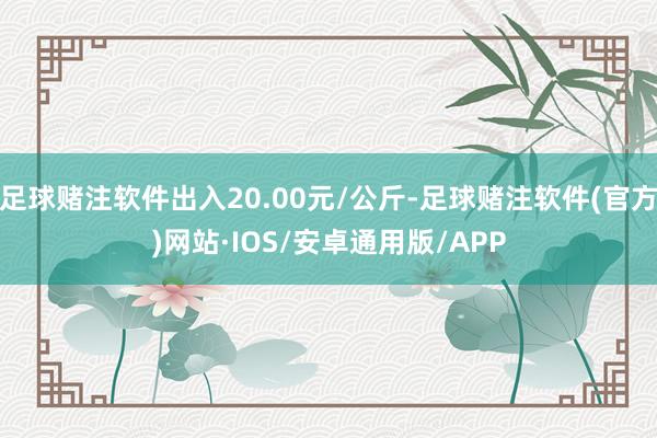 足球赌注软件出入20.00元/公斤-足球赌注软件(官方)网站·IOS/安卓通用版/APP