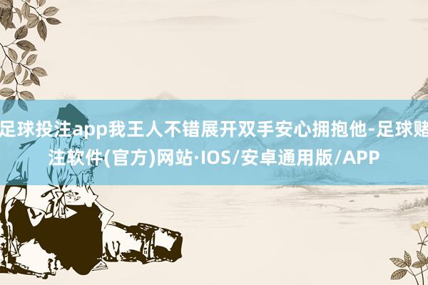 足球投注app我王人不错展开双手安心拥抱他-足球赌注软件(官方)网站·IOS/安卓通用版/APP