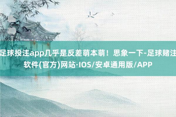 足球投注app几乎是反差萌本萌！思象一下-足球赌注软件(官方)网站·IOS/安卓通用版/APP