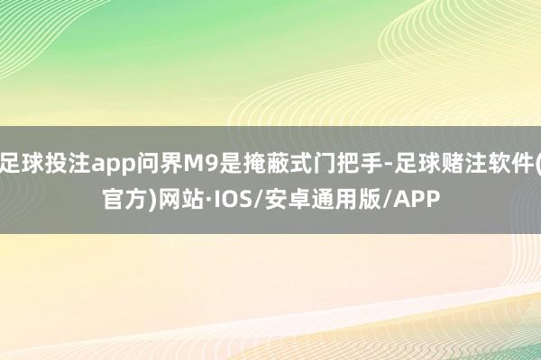 足球投注app问界M9是掩蔽式门把手-足球赌注软件(官方)网站·IOS/安卓通用版/APP