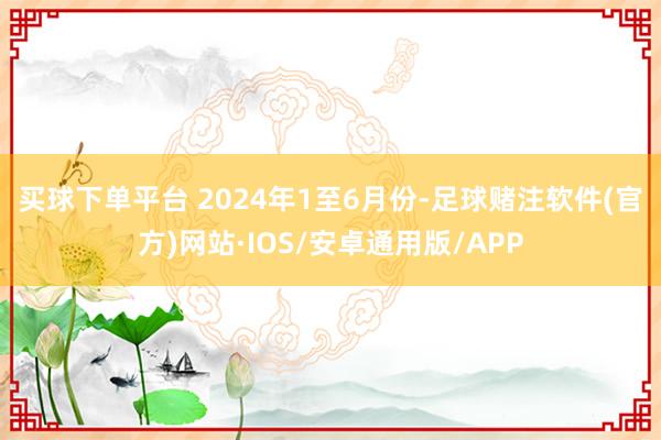 买球下单平台 　　2024年1至6月份-足球赌注软件(官方)网站·IOS/安卓通用版/APP