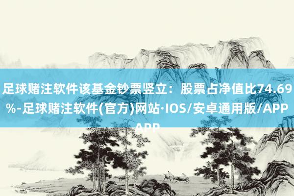 足球赌注软件该基金钞票竖立：股票占净值比74.69%-足球赌注软件(官方)网站·IOS/安卓通用版/APP