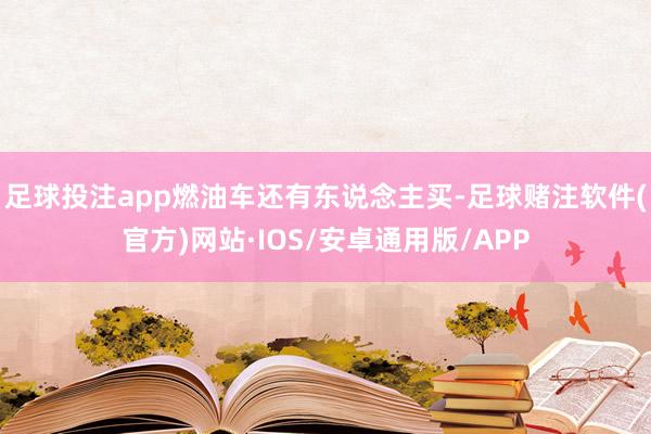 足球投注app燃油车还有东说念主买-足球赌注软件(官方)网站·IOS/安卓通用版/APP