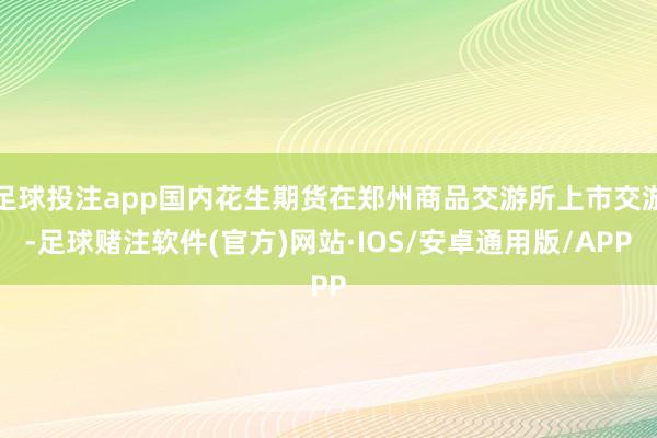 足球投注app国内花生期货在郑州商品交游所上市交游-足球赌注软件(官方)网站·IOS/安卓通用版/APP