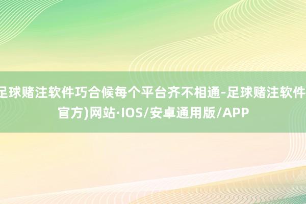 足球赌注软件巧合候每个平台齐不相通-足球赌注软件(官方)网站·IOS/安卓通用版/APP