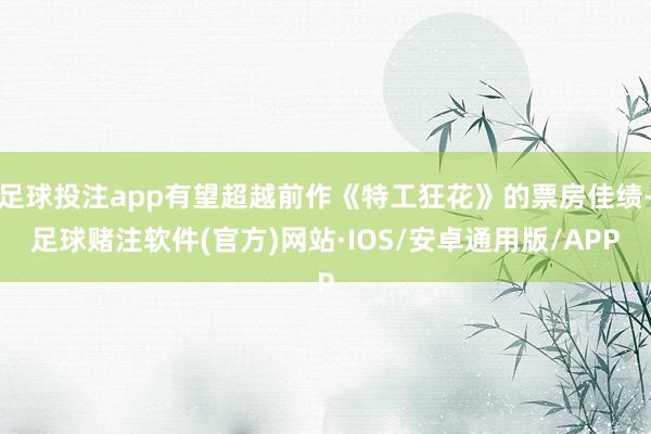 足球投注app有望超越前作《特工狂花》的票房佳绩-足球赌注软件(官方)网站·IOS/安卓通用版/APP