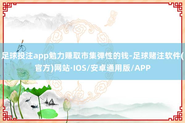 足球投注app勉力赚取市集弹性的钱-足球赌注软件(官方)网站·IOS/安卓通用版/APP